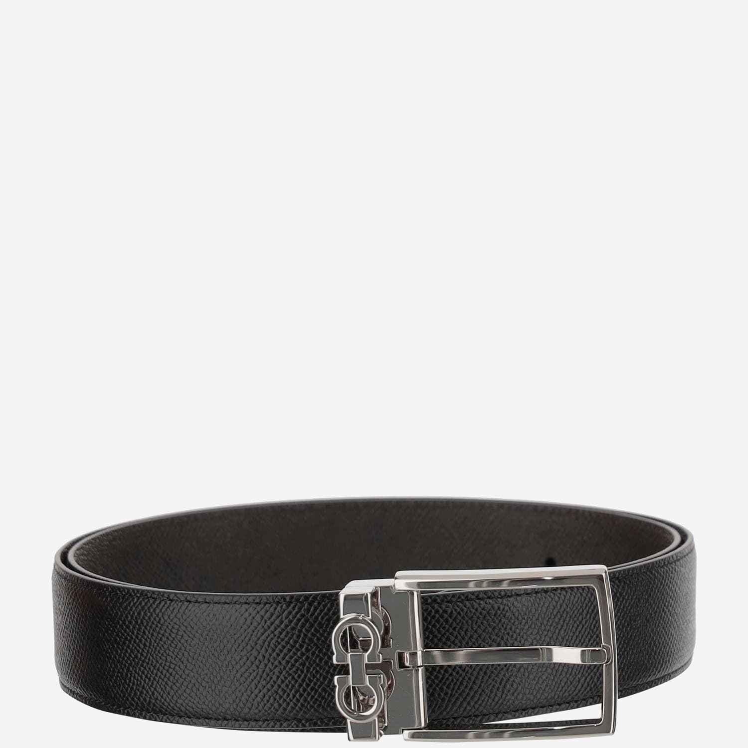Ferragamo Reversible And Adjustable Belt Leather Hooks