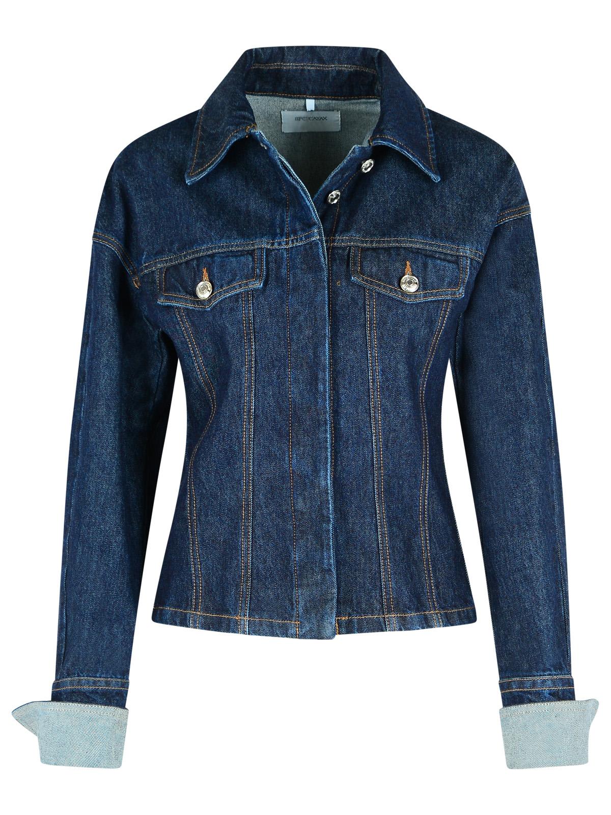 SportMax gange Blue Denim Jacket