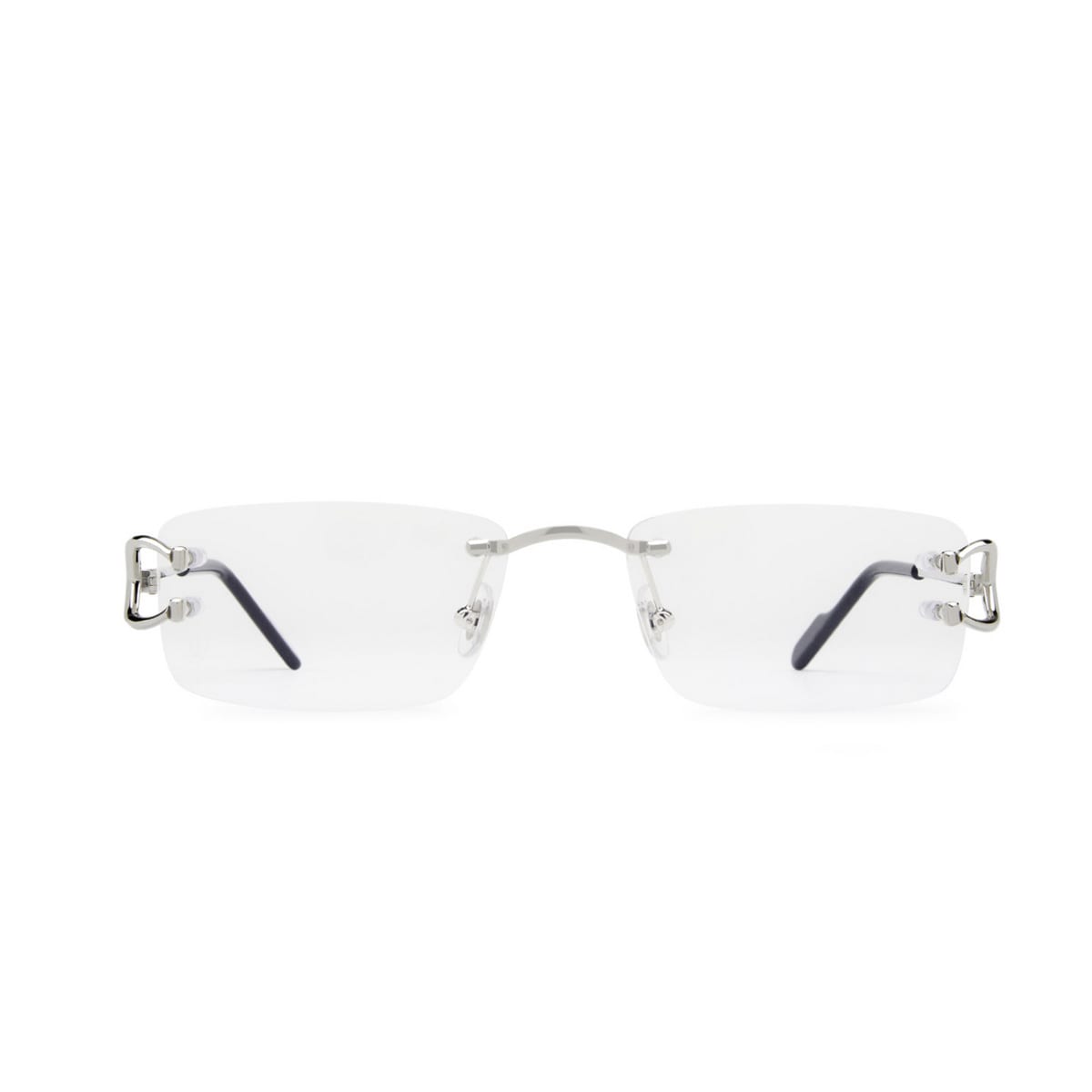Cartier Eyewear Cartier Ct0344o C Di Cartier 002 Silver Glasses