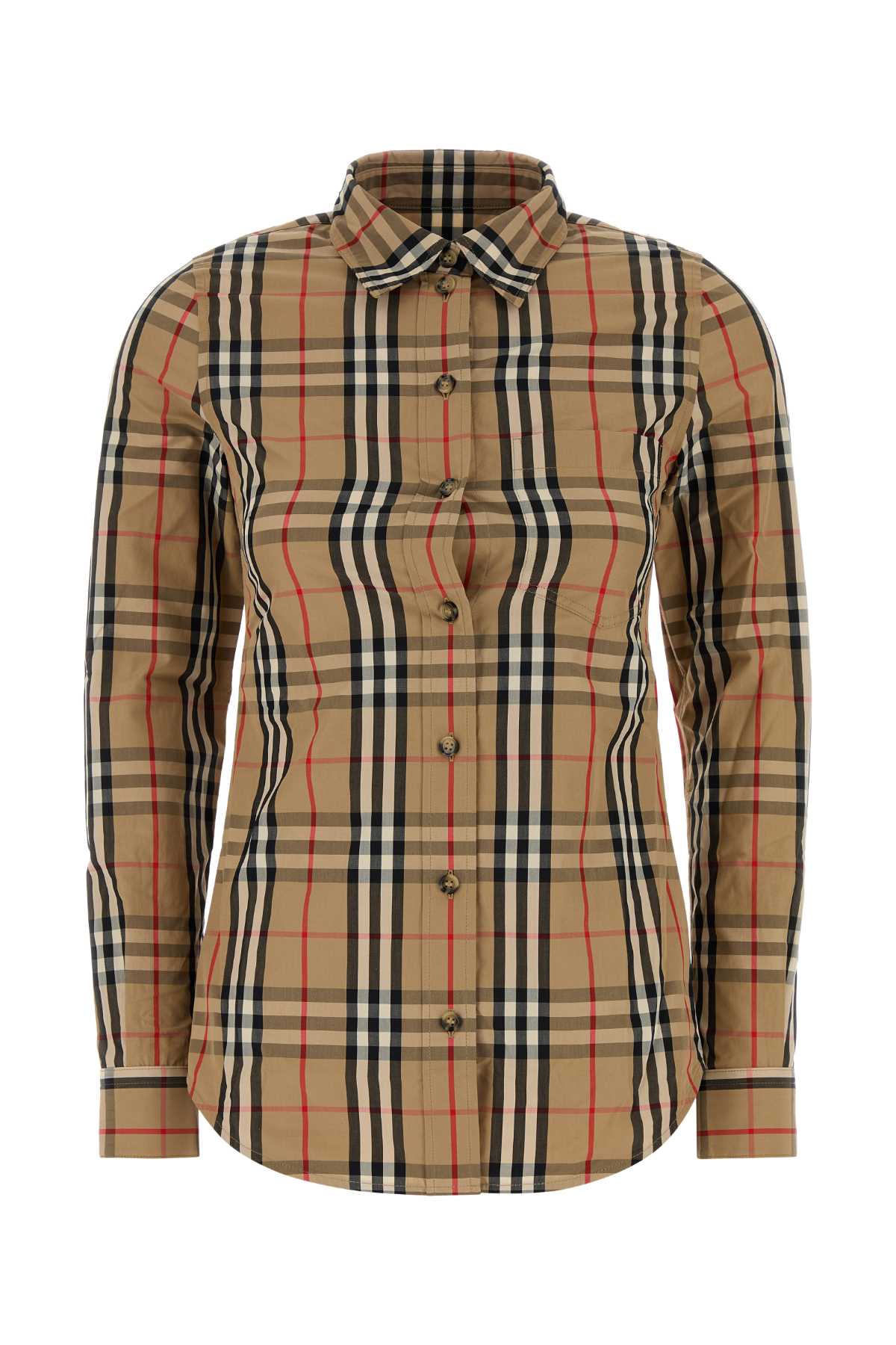 Burberry Embroidered Cotton Shirt