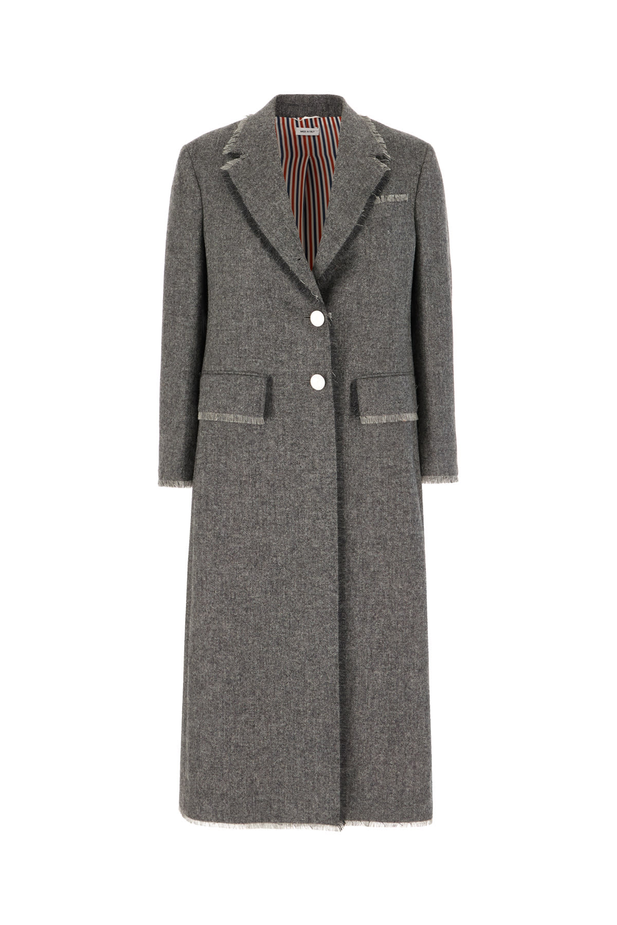 Thom Browne Grey Wool Coat