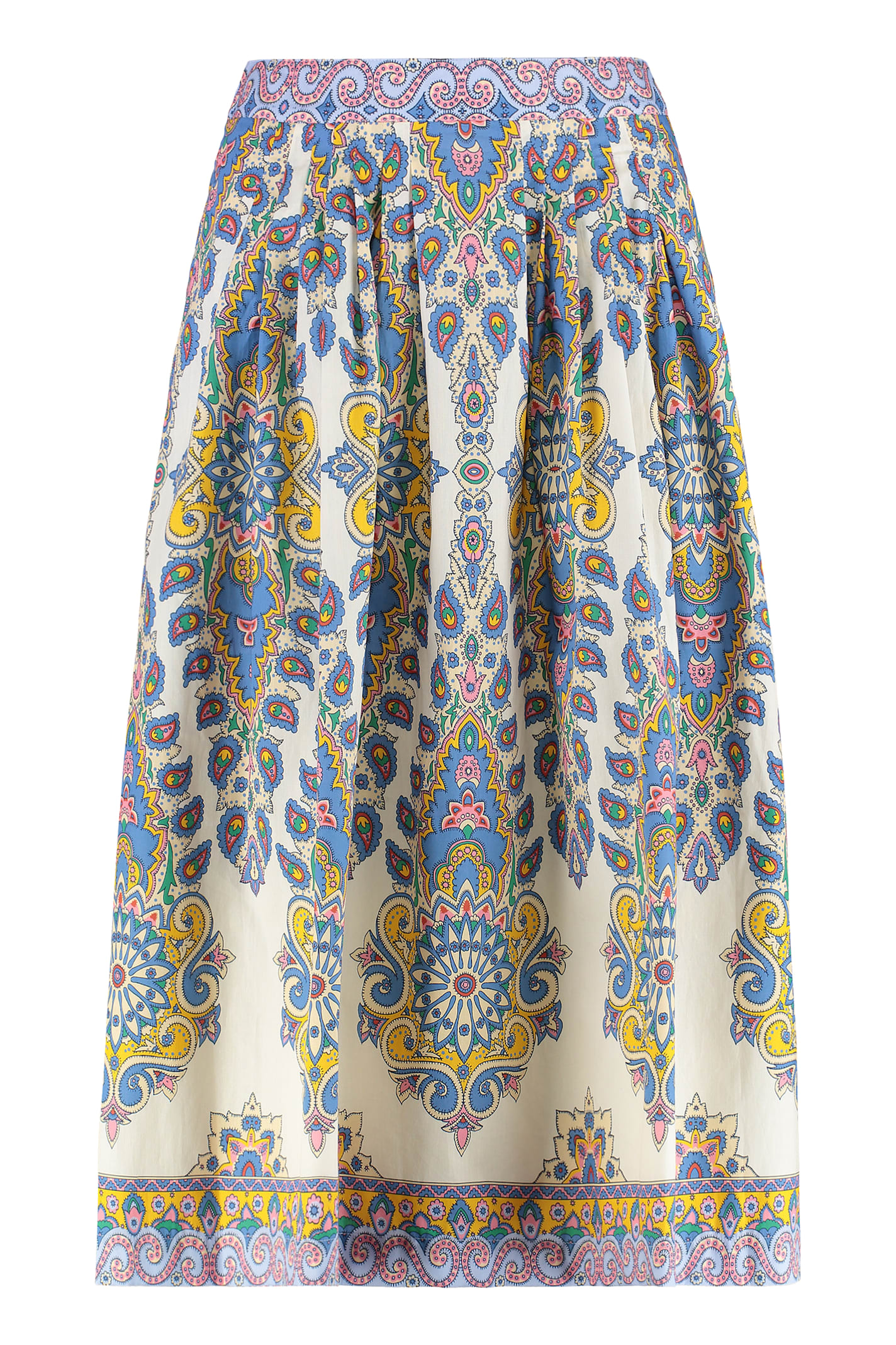 Etro Printed Poplin Skirt