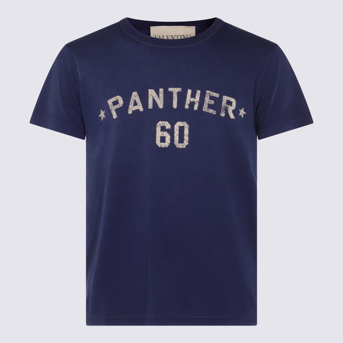 Valentino Garavani Navy Cotton T-Shirt