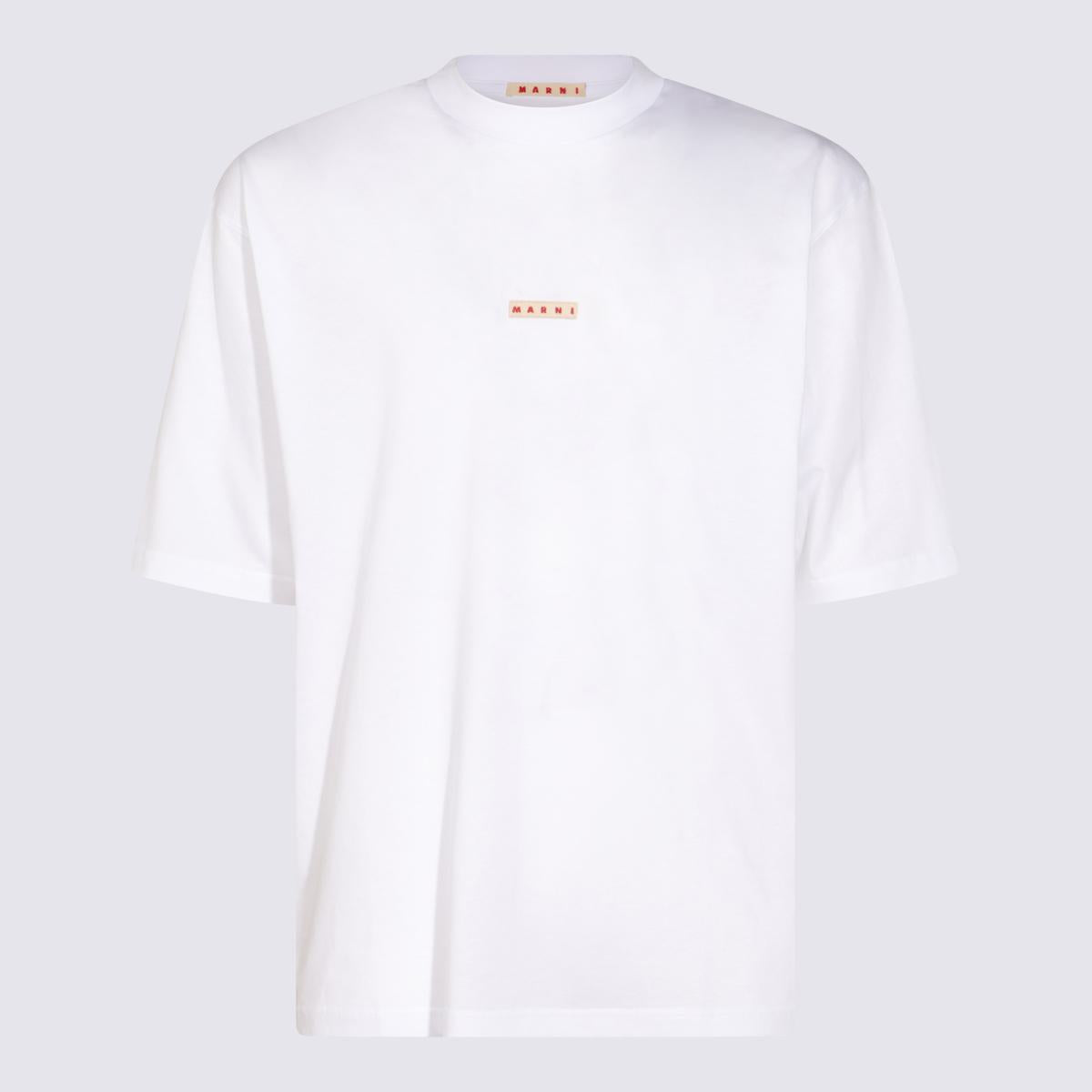 Marni White Cotton T-Shirt