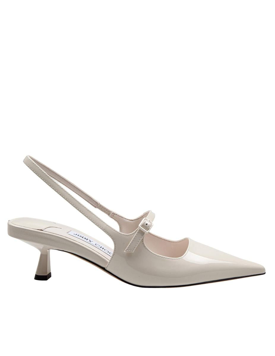 Jimmy Choo Slingback In Shiny Leather