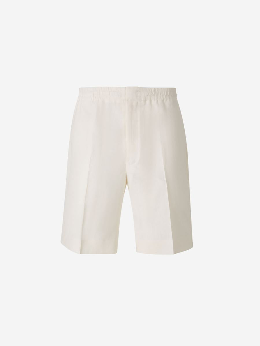 Zegna Oasi Linen Bermuda Shorts