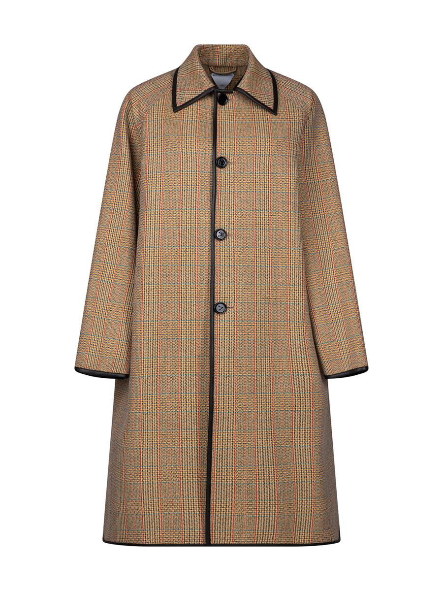 Bottega Veneta Distorted Prince Of Wales Coat Clothing