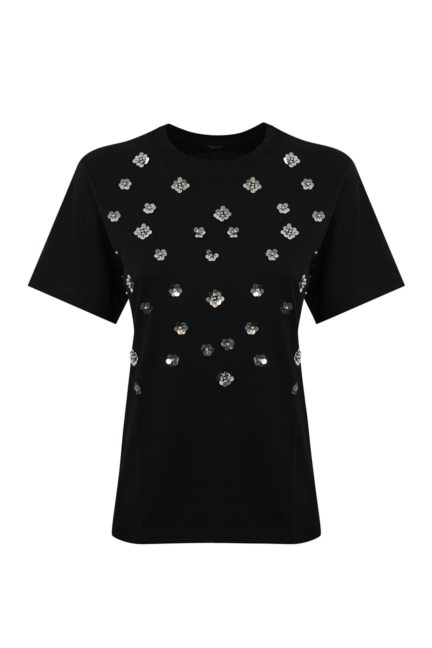 Weekend Max Mara Cabina Sequined T-shirt In Jersey