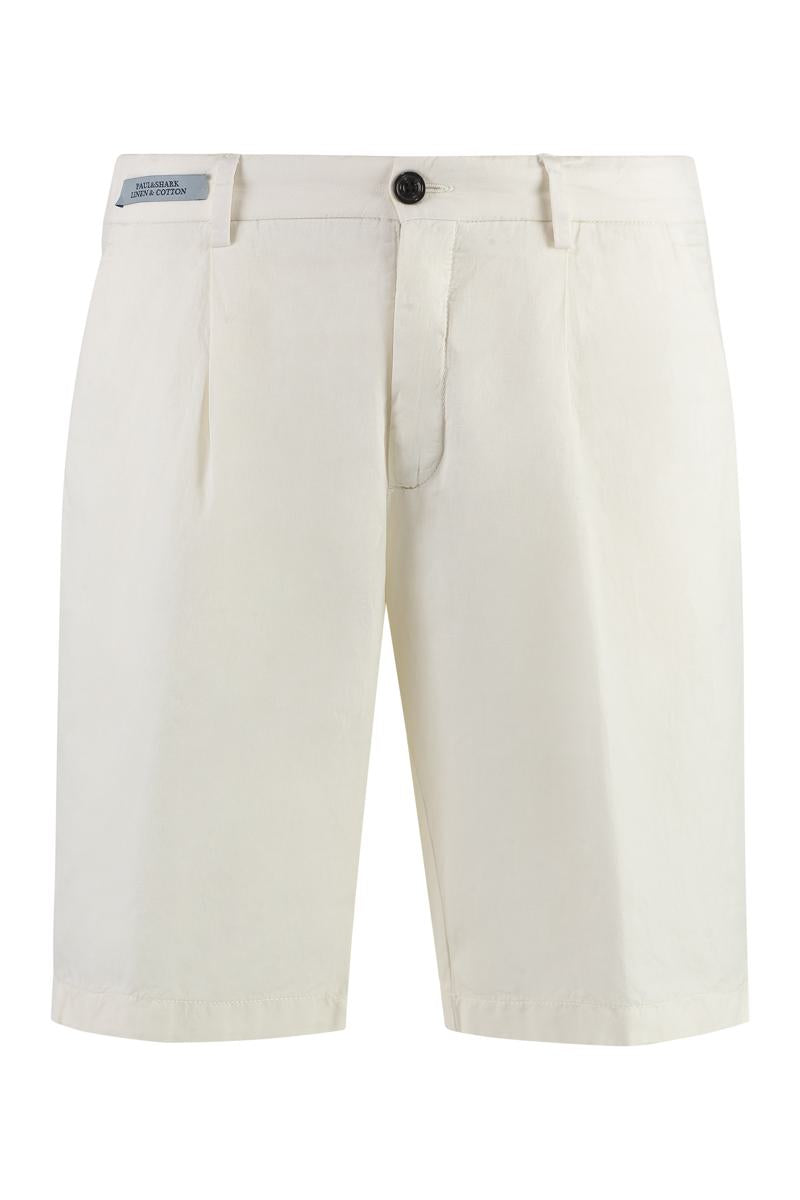 Paul & Shark Cotton And Linen Bermuda-Shorts