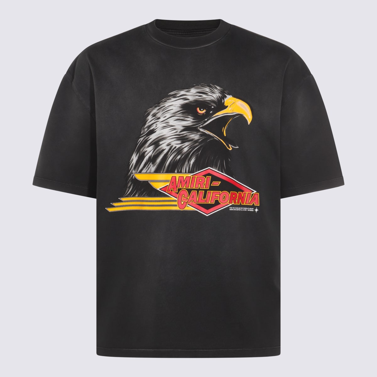 AMIRI Black Cotton T-shirt