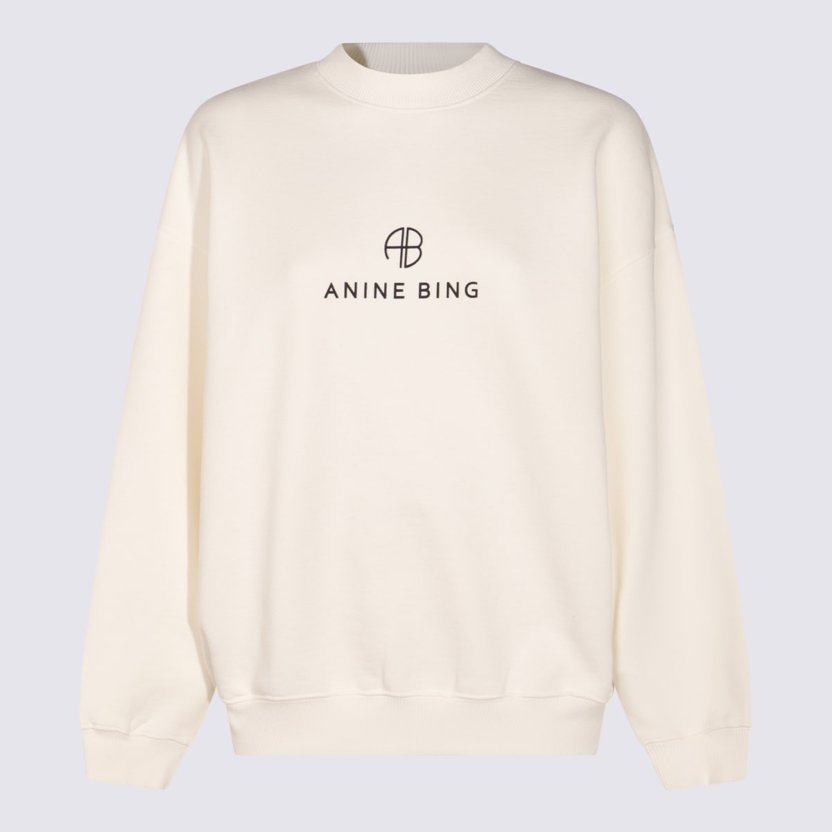Anine Bing White Cotton Sweatshirt