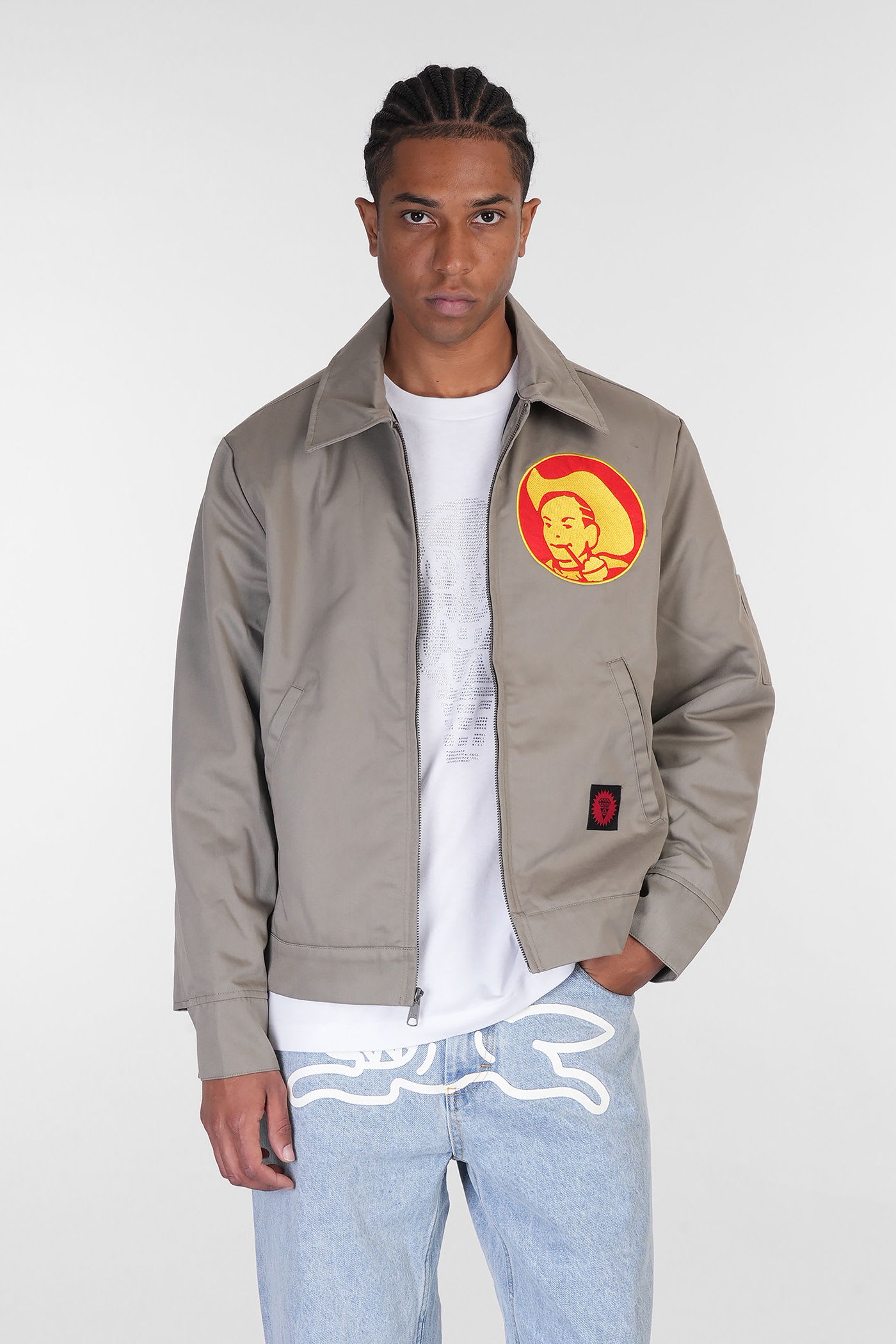 Icecream Casual Jacket In Green Polyester