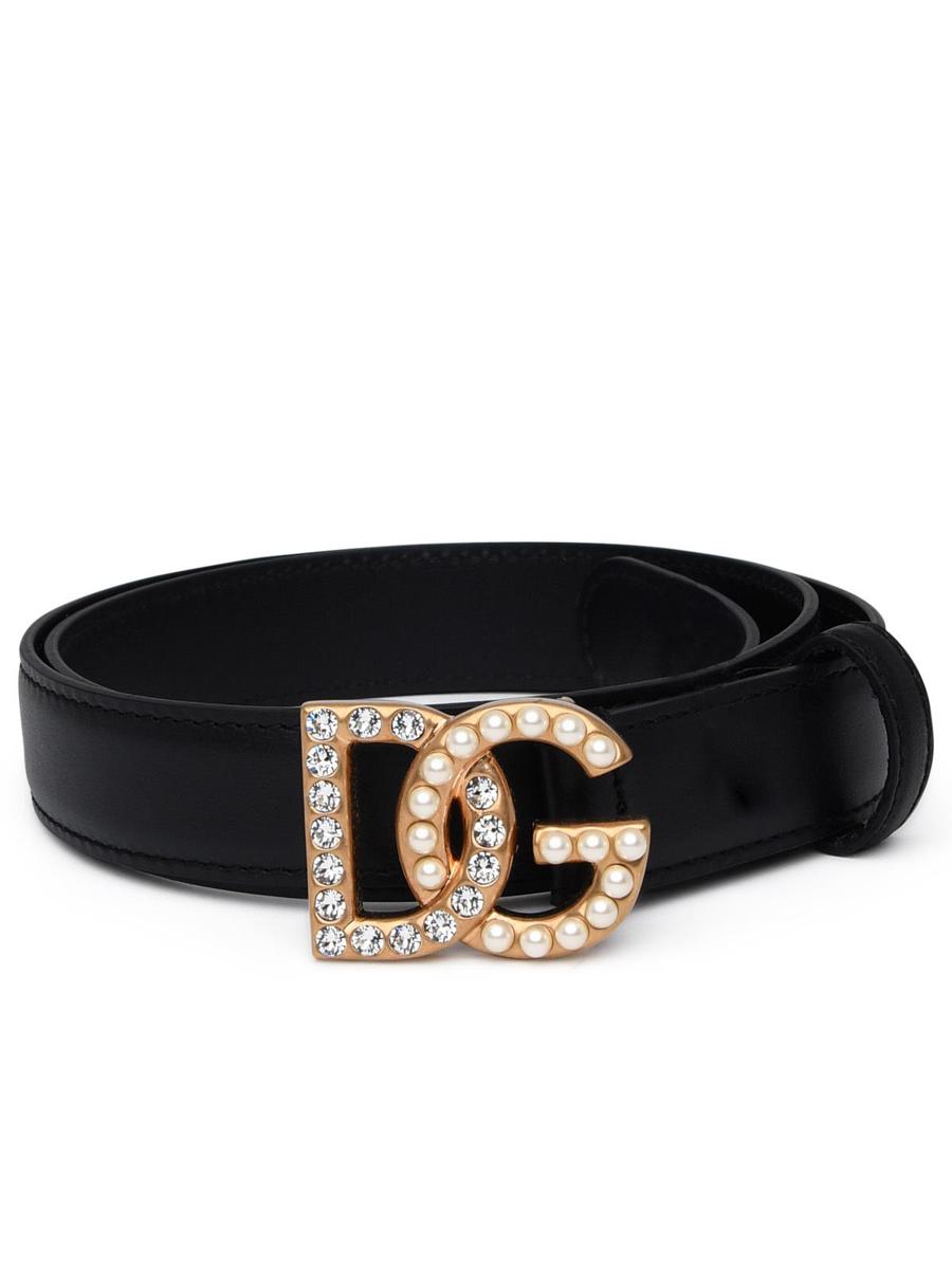 Dolce & Gabbana 黑色皮革腰带