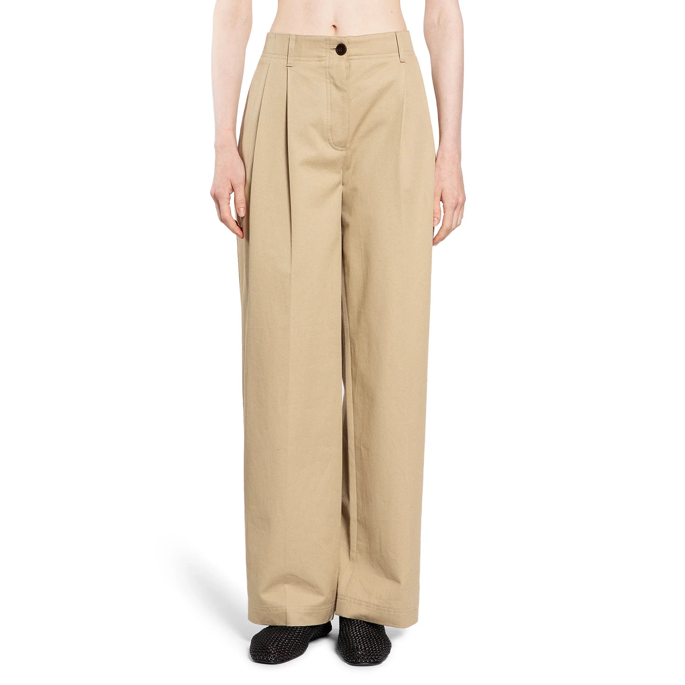 TOTEME WOMAN BEIGE TROUSERS