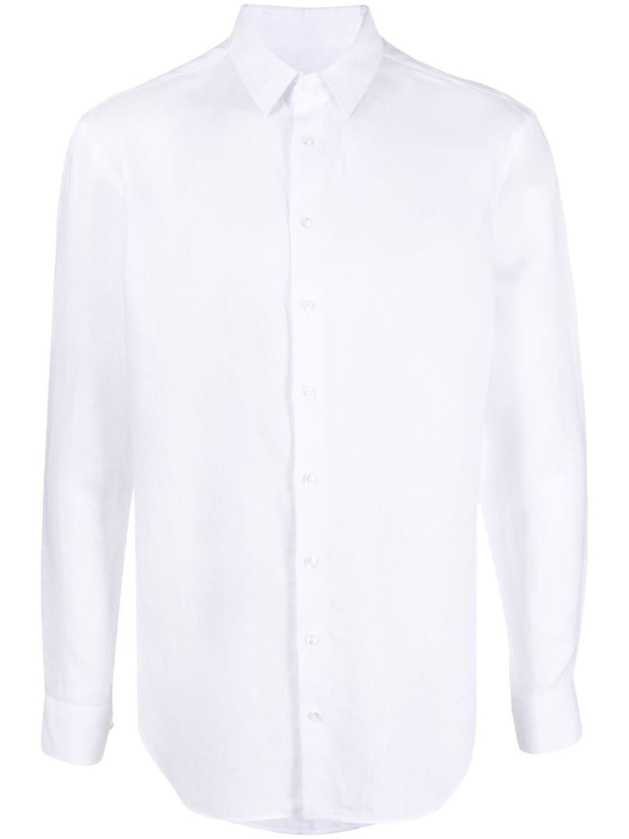 Giorgio Armani Regular Fit Linen Shirt Clothing