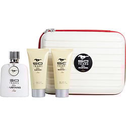 Mustang 50 Years by Estee Lauder EAU DE PARFUM SPRAY 3.4 OZ & BODY LOTION 3.4 OZ & SHOWER GEL 3.4 OZ for WOMEN