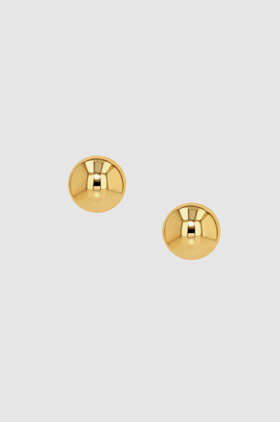 Dome Earrings - Gold One