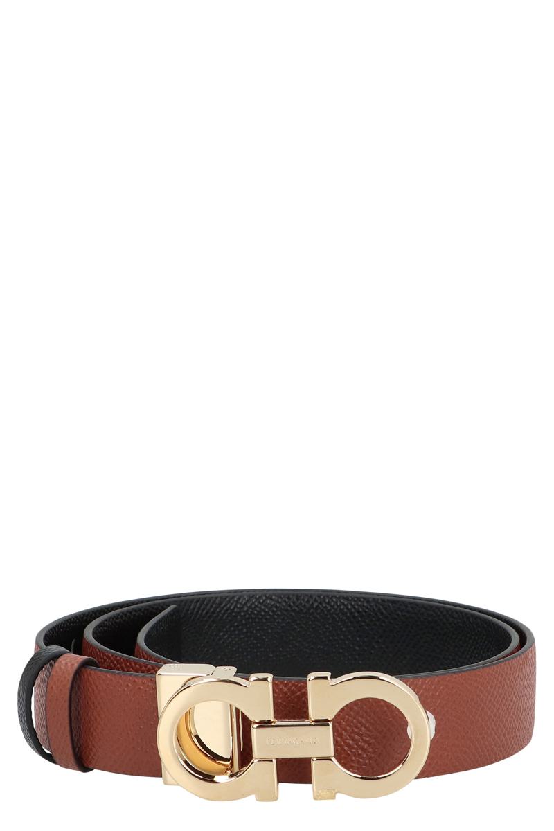 Salvatore Ferragamo Gancini 双面皮带
