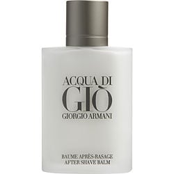 Acqua Di Gio by Giorgio Armani AFTERSHAVE BALM 3.4 OZ for MEN