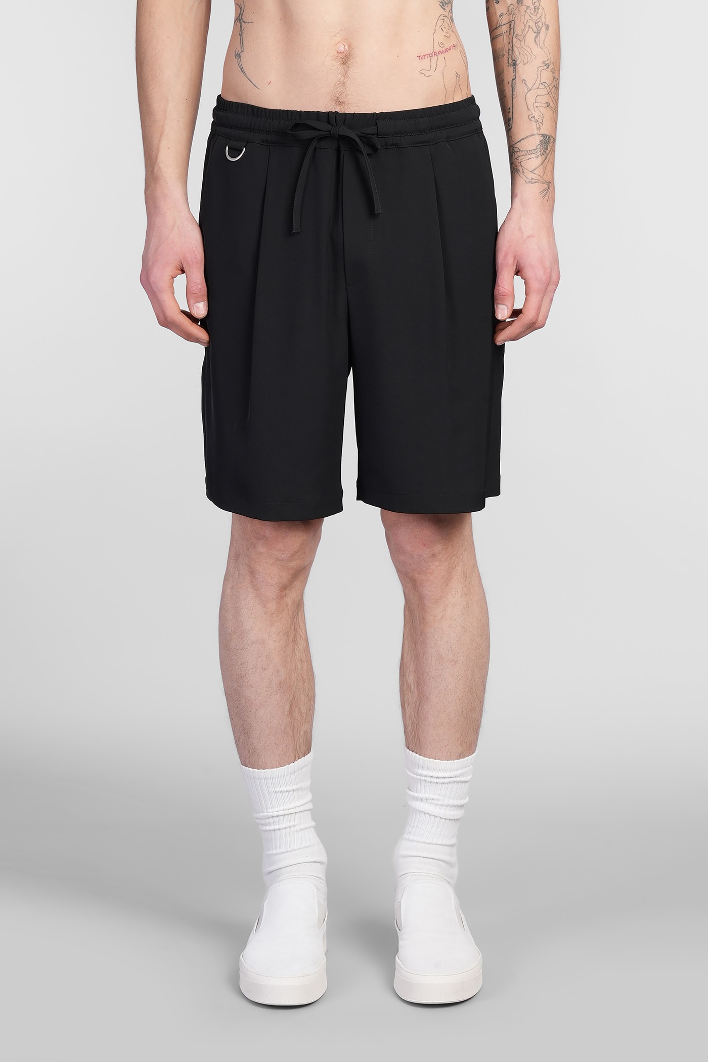 Low Brand Tokyo Shorts In Black Polyester