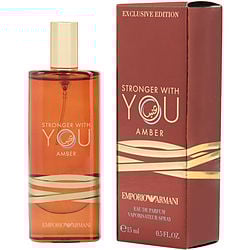 Emporio Armani Stronger With You Amber by Giorgio Armani EAU DE PARFUM SPRAY 0.5 OZ for UNISEX