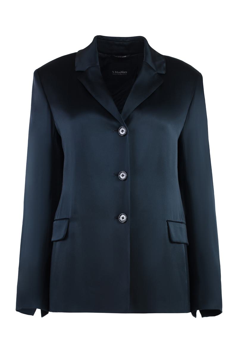 'S Max Mara Guido Satin Blazer
