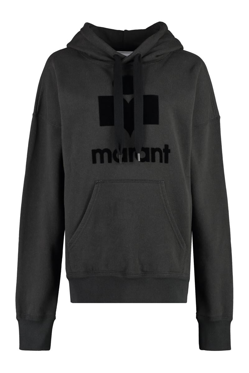 Isabel Marant Étoile Mansel Logo棉质连帽卫衣