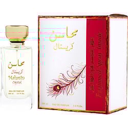 Lattafa Mahasin Crystal by Lattafa EAU DE PARFUM SPRAY 3.4 OZ for WOMEN