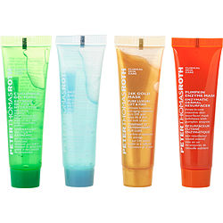Peter Thomas Roth by Peter Thomas Roth Mini Mask Multiverse 4-Piece Kit: Cucumber Gel Mask + Pumpkin Enzyme Mask + 24K Gold Mask + Water Drench Cloud Mask -4x14ml/0.47OZ for WOMEN
