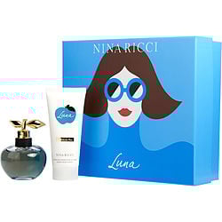 Luna Nina Ricci by Nina Ricci EDT SPRAY 2.7 OZ & CREAMY BODY LOTION 3.4 OZ for WOMEN