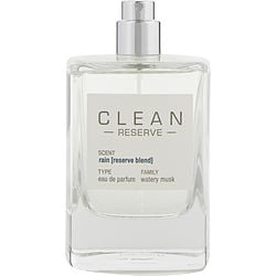 Clean Reserve Rain by Clean EAU DE PARFUM SPRAY 3.4 OZ *TESTER for UNISEX