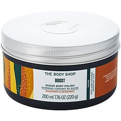 The Body Shop by The Body Shop Boost Sugar Body Polish Mandarin & Bergamot -200ml/7.76OZ for WOMEN