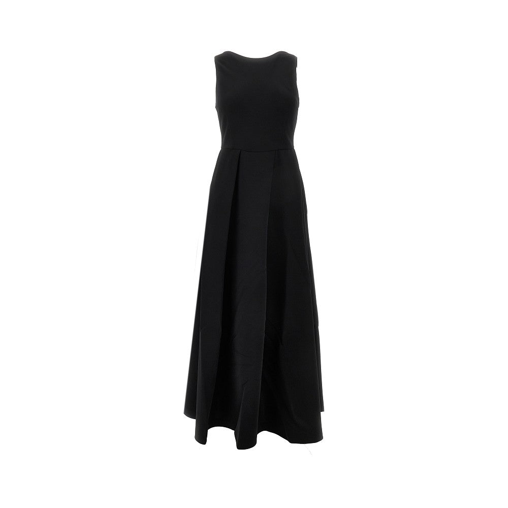 EMPORIO ARMANI Techno cady ankle-length dress Woman 40