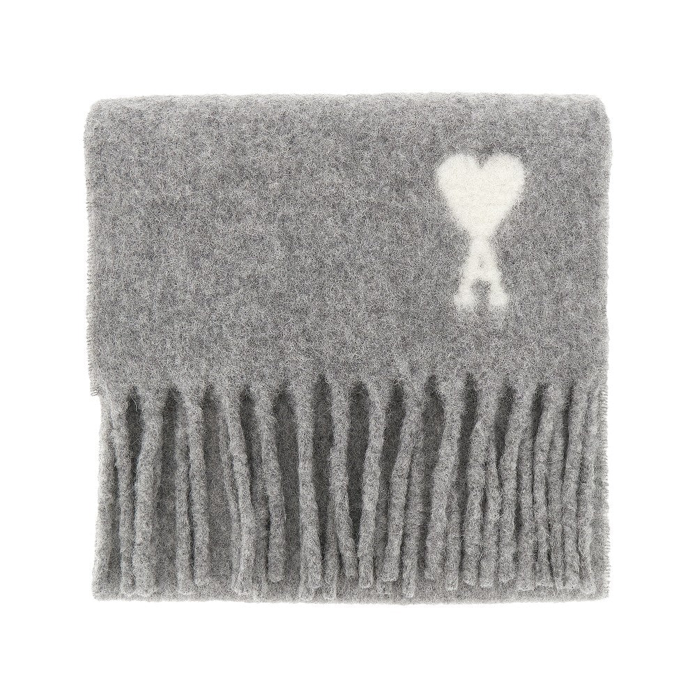 AMI 'Ami de Coeur' alpaca-blend scarf Woman One Size