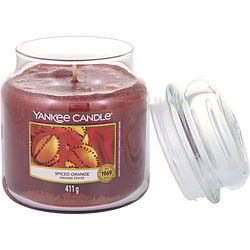 Yankee Candle by Yankee Candle SPICED ORANGE SCENTED MEDIUM JAR 14.5 OZ for UNISEX
