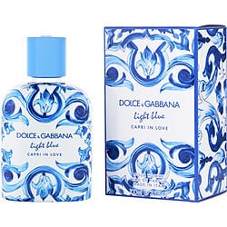 D & G Light Blue Capri In Love by Dolce & Gabbana EAU DE PARFUM SPRAY 3.3 OZ for MEN
