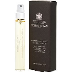 Molton Brown Mesmerising Oudh Accord & Gold by Molton Brown EAU DE PARFUM TRAVEL CASE REFILL SPRAY 0.25 OZ for UNISEX