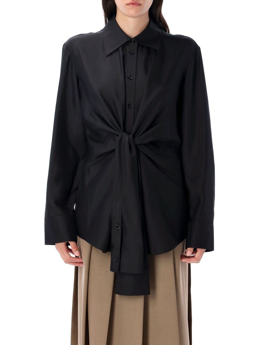 Róhe Silk Knotted Shirt