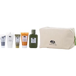 Origins by Origins Best Sellers Best Skin 5-Pieces Set: Soothing Treatment Lotion 100ml + Gel Moisturizer 30ml + Face Wash 30ml + Serum 15ml + Charcoal Mask 15ml -5pcs+1bag for WOMEN