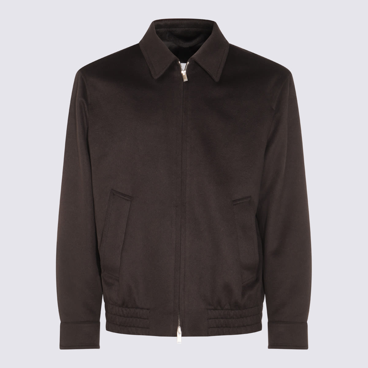 Lardini Dark Grey Wool Casual Jacket