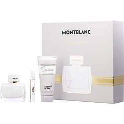 Mont Blanc Signature by Mont Blanc EAU DE PARFUM SPRAY 3 OZ & BODY LOTION 3.4 OZ & EAU DE PARFUM SPRAY 0.25 OZ MINI for WOMEN