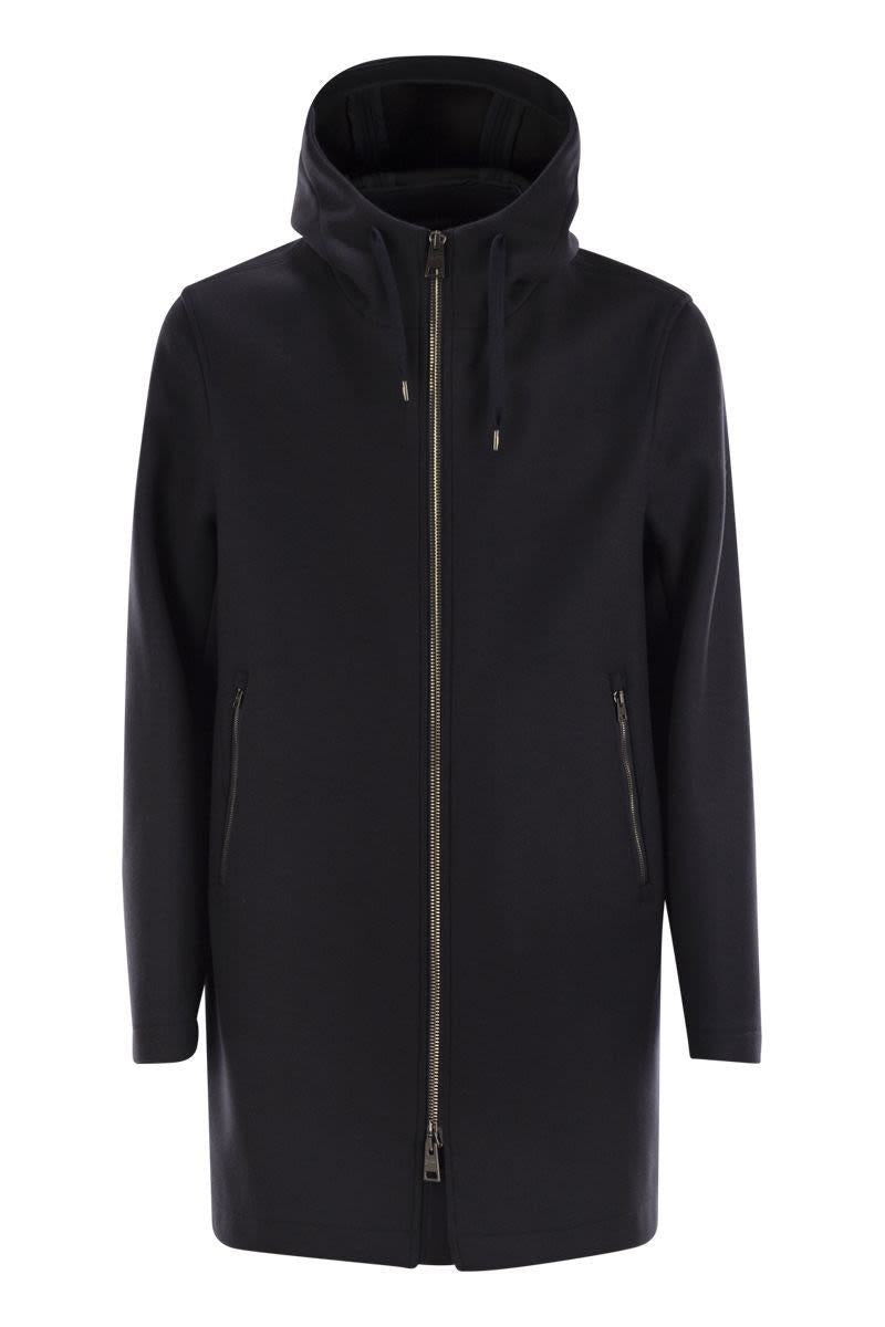 Herno Hooded Parka In Technical Fabric