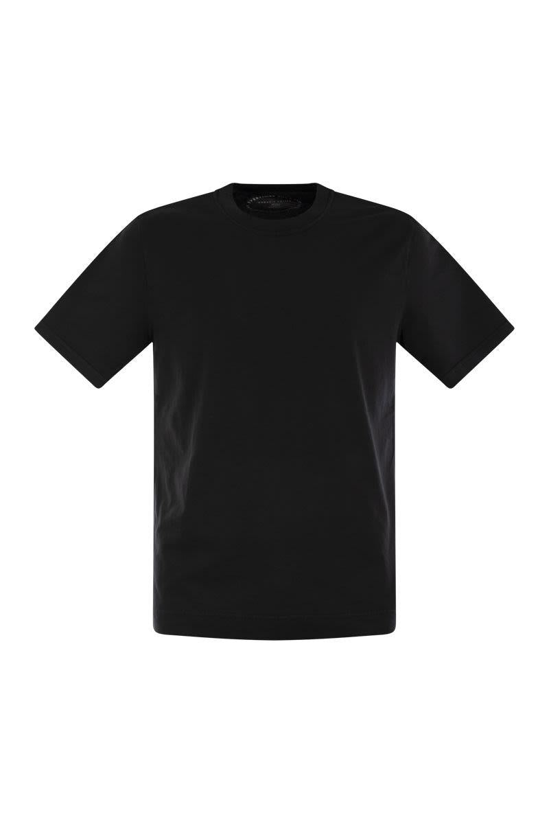 Fedeli Short-Sleeved Cotton T-Shirt