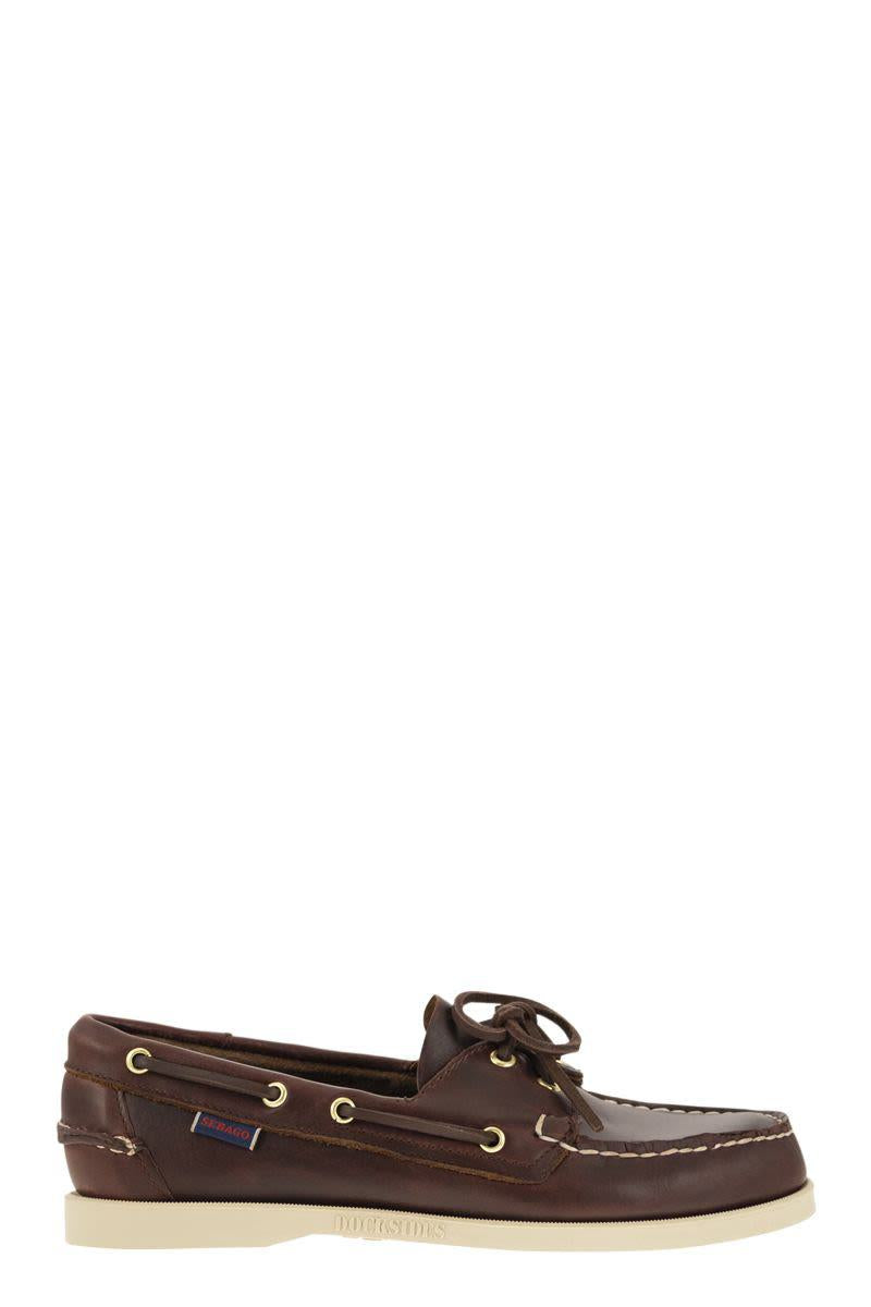 Sebago 多克斯赛德斯·波特兰真皮莫卡辛鞋