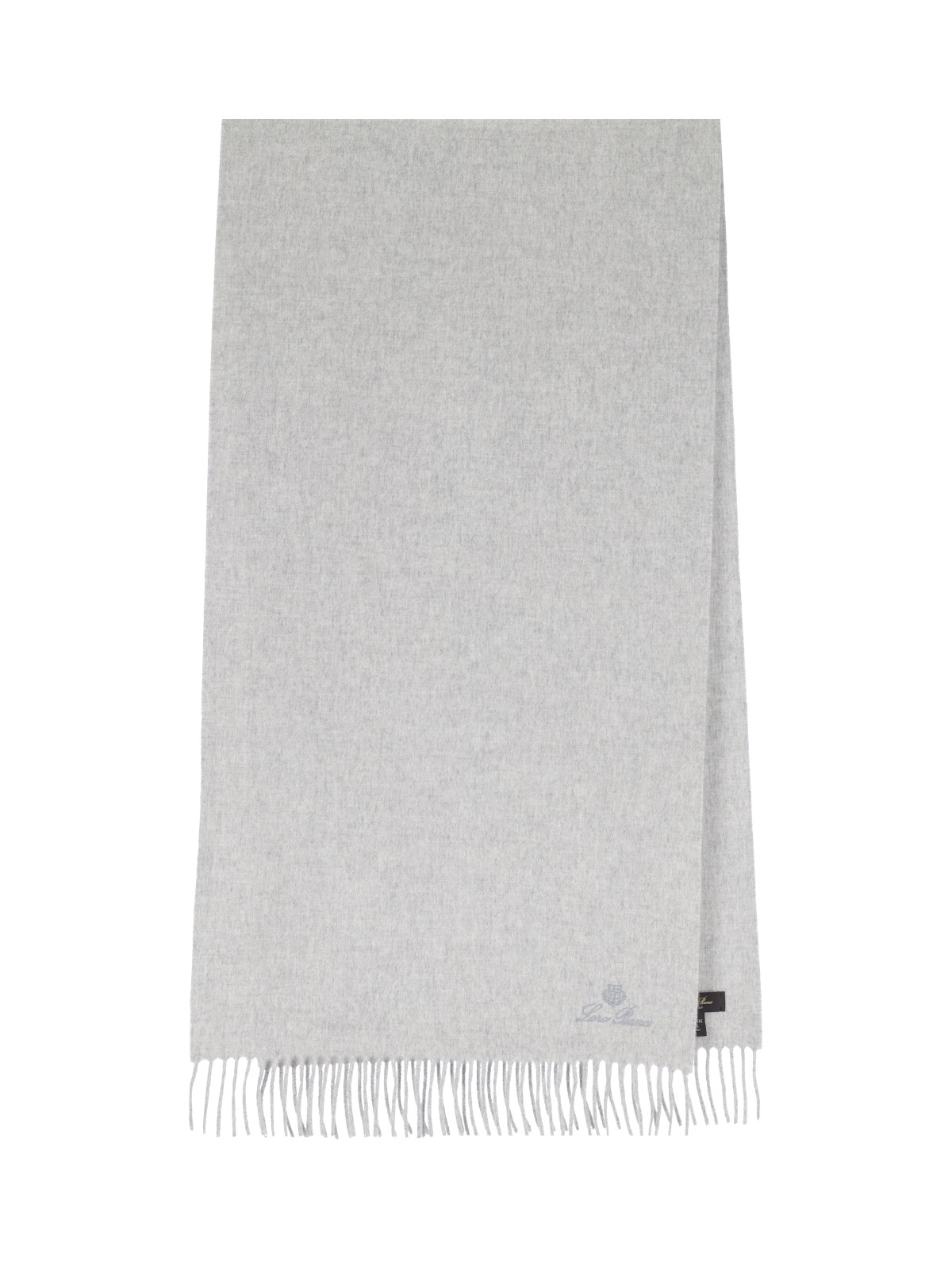 Loro Piana Large Logo Cashmere Scarf