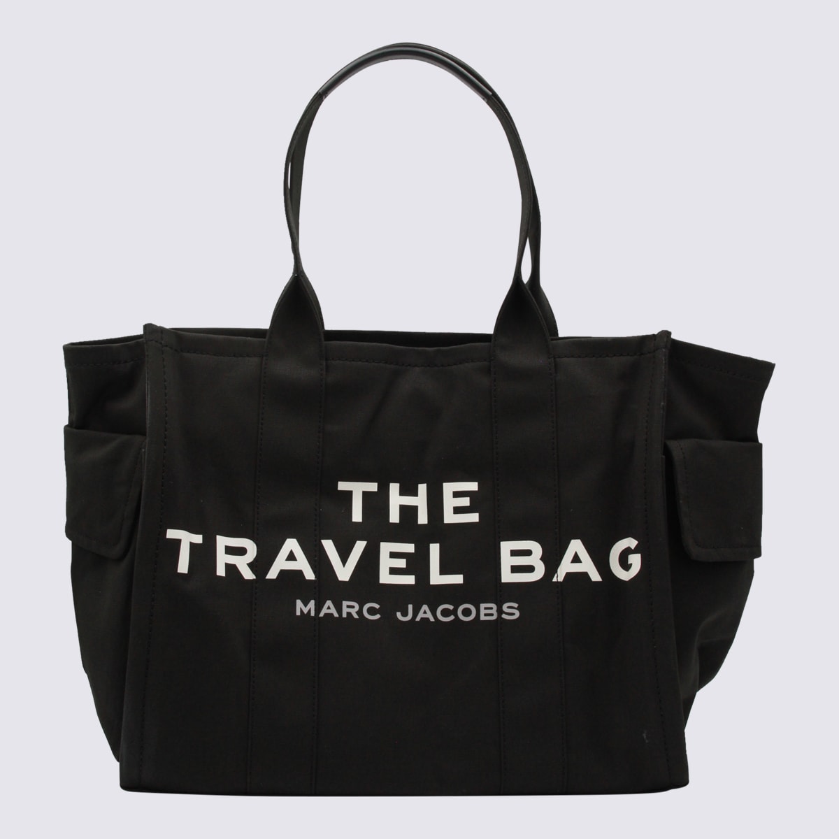 Marc Jacobs Black Cotton The Travel Tote