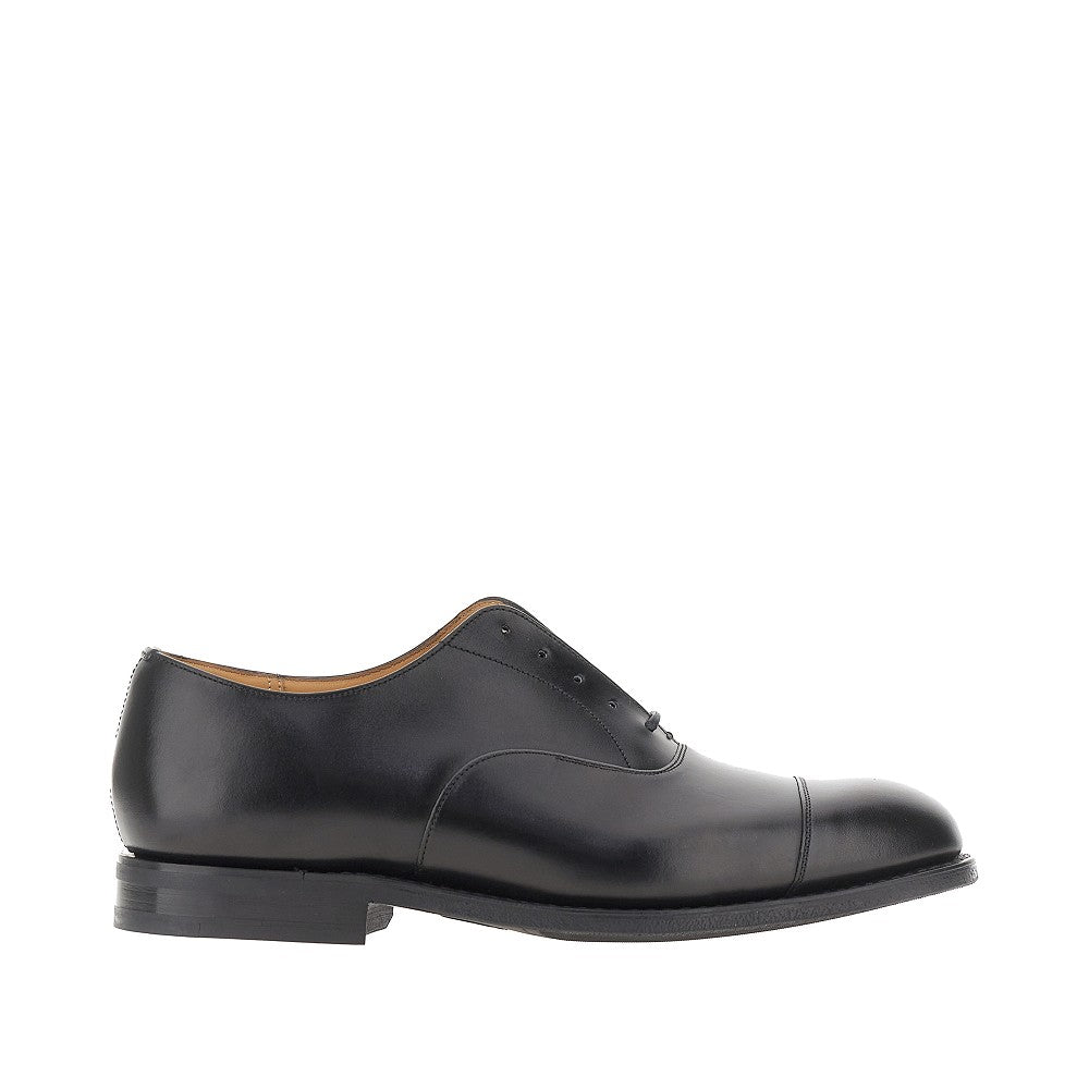 CHURCH Brushed leather laced shoes Man 7