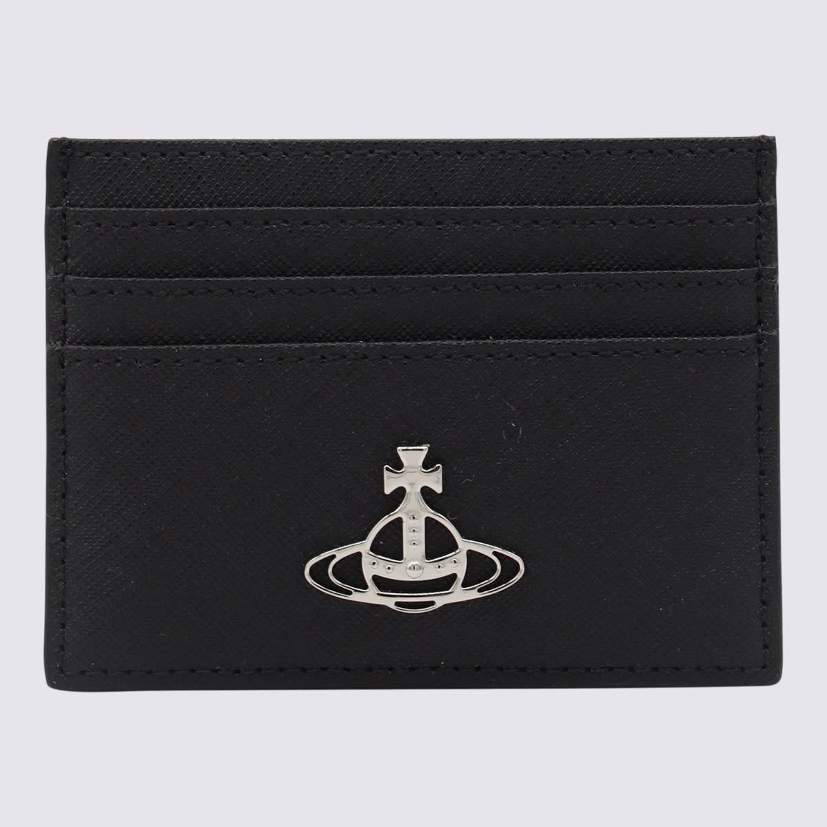 Vivienne Westwood Black Leather Card Holder