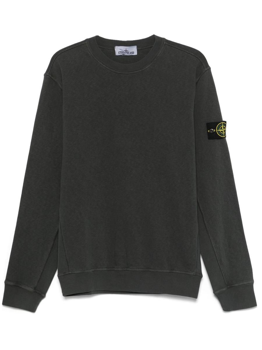 Stone Island Logo Cotton Sweatshirt