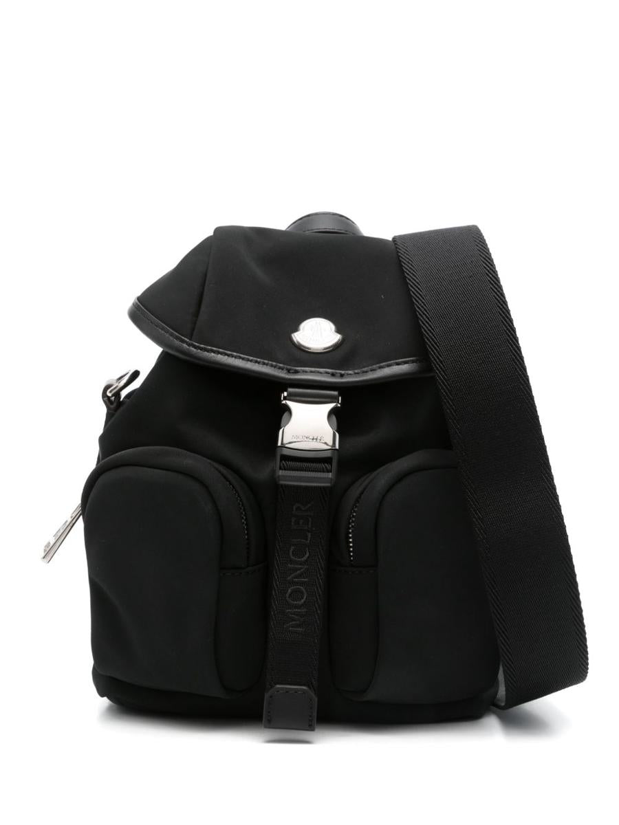 Moncler Black Backpack With Logo